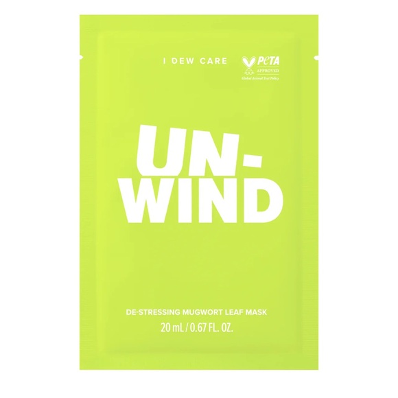 I Dew Care Other - I Dew Care Un-Wind De-Stressing Mugwort Leaf Mask
